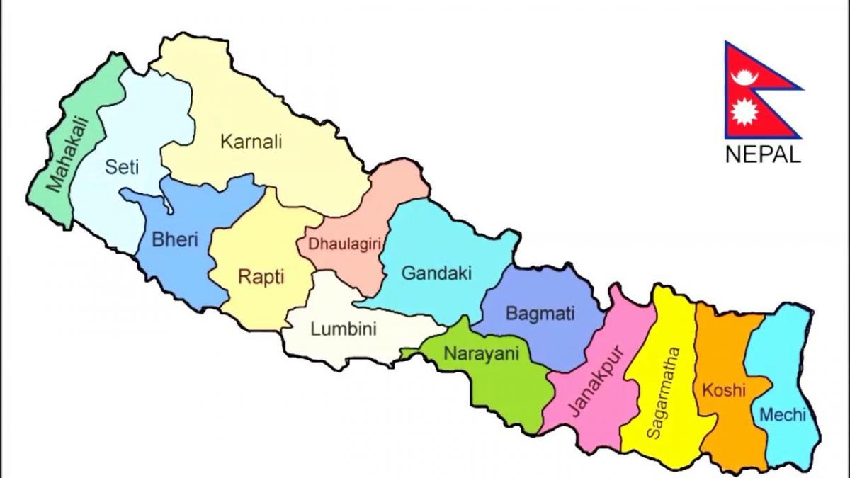 Непал карта новы
