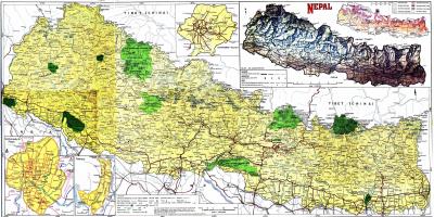 Дарожная карта Непала з адлегласцю