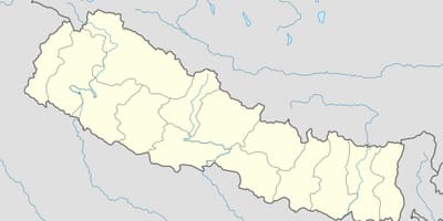 Карта Непала вектар